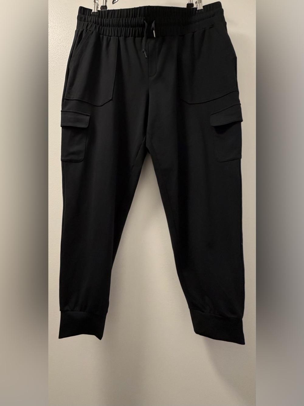 NWOT Mondetta Women’s Black Cargo Jogger Pants XL Utility Athleisure